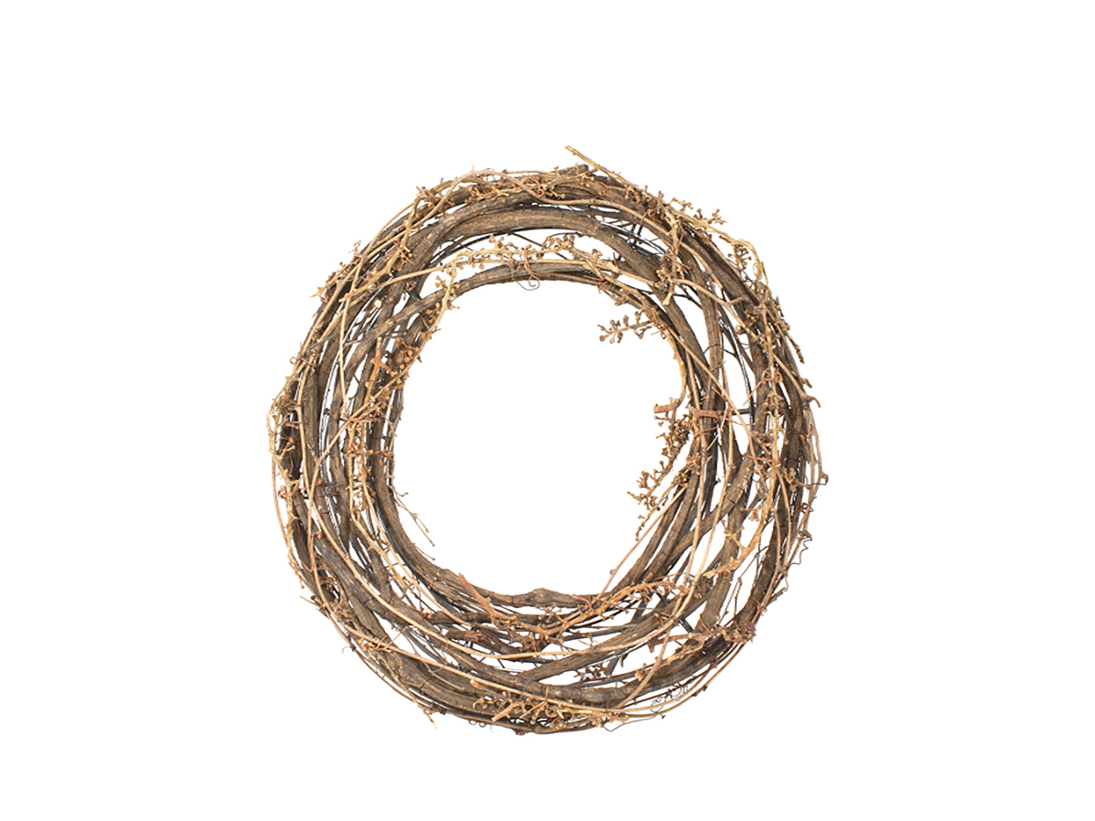 ghirlanda rattan naturale